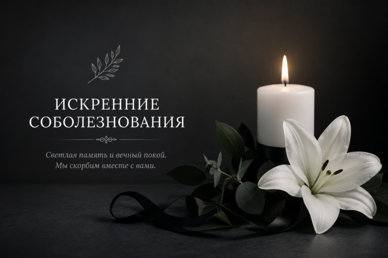 Соболезнование члену нашей организации Никитиной Ирине Николаевне